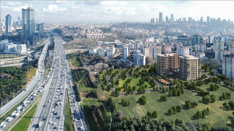 New residence with a swimming pool and green areas near the forest, Istanbul, Turkey — photo 22
