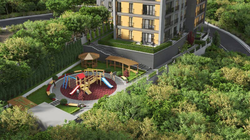 Family holiday apartments with park and playgrounds, Kığıthane, Istanbul, Turkey — photo 7