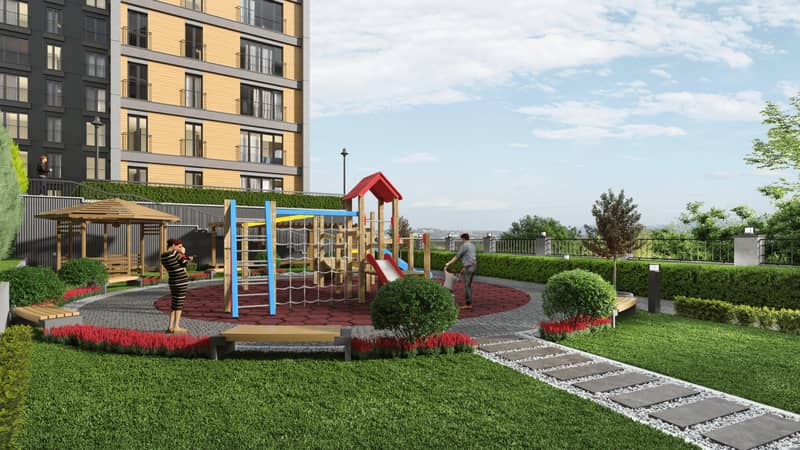 Family holiday apartments with park and playgrounds, Kığıthane, Istanbul, Turkey — photo 8
