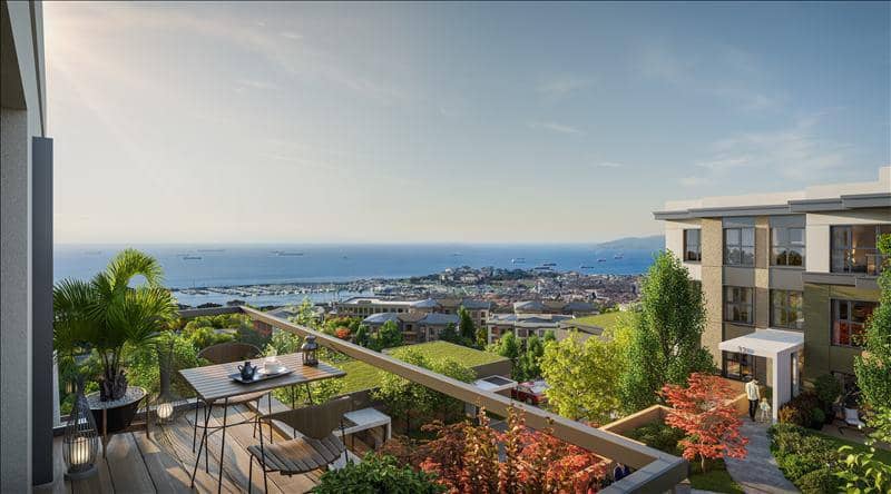 Новая резиденция с бассейнами и садами рядом с автомагистралью и станцией метро, Пендик, Стамбул, Турция — фото 14