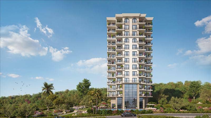 Residence with a swimming pool and an aquapark at 80 meters from the sea, Mersin, Turkey — photo 2
