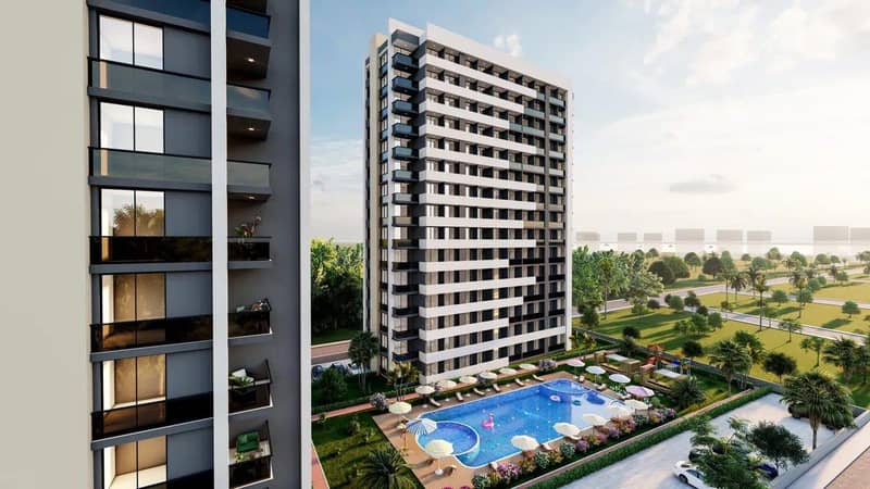 Spacious one bedroom apartments in a new complex, 600 metres to the sea, Erdemli, Mersin, Turkey — photo 2