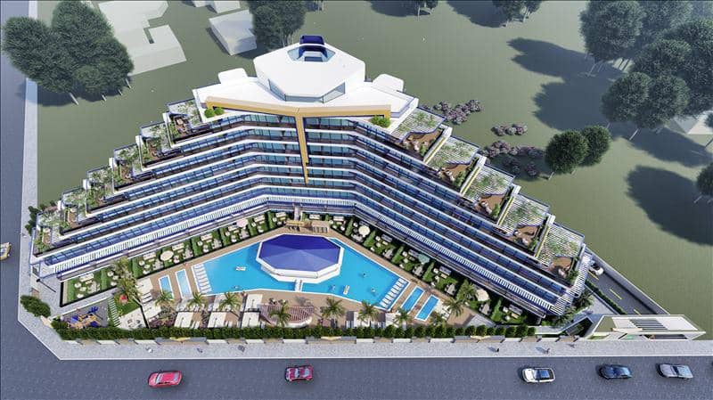 New residence with swimming pools and a pnoramic view near a beach, Antalya, Turkey — photo 27