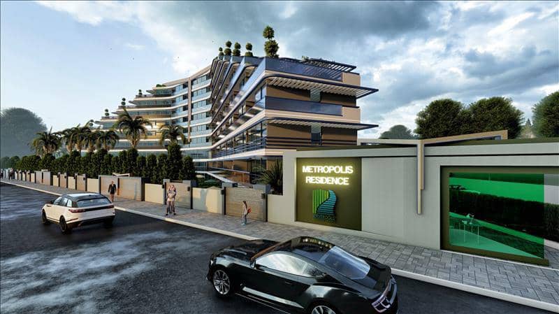New residence with swimming pools and a pnoramic view near a beach, Antalya, Turkey — photo 24