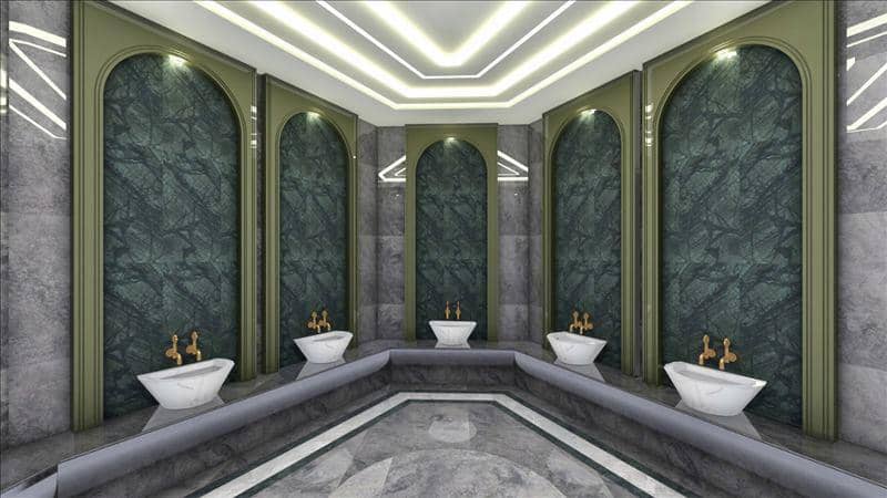 New residence with swimming pools and a pnoramic view near a beach, Antalya, Turkey — photo 11