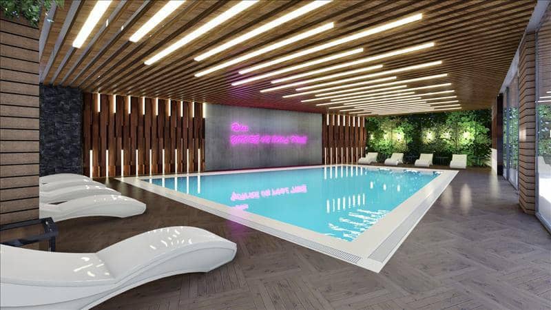 New residence with swimming pools and a pnoramic view near a beach, Antalya, Turkey — photo 8