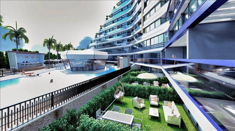 New residence with swimming pools and a pnoramic view near a beach, Antalya, Turkey — photo 22
