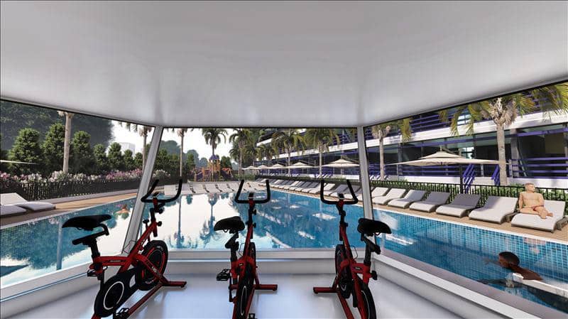 New residence with swimming pools and a pnoramic view near a beach, Antalya, Turkey — photo 17