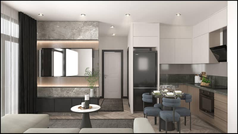 Two bedroom apartments in complex with swimming pool and children's playground, 450 metres to the sea, Mersin, Turkey — photo 4