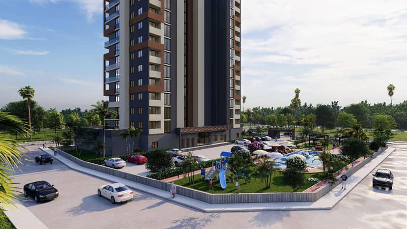 Four bedroom flats in complex with swimming pool and parking, Mersin, Turkey — photo 3