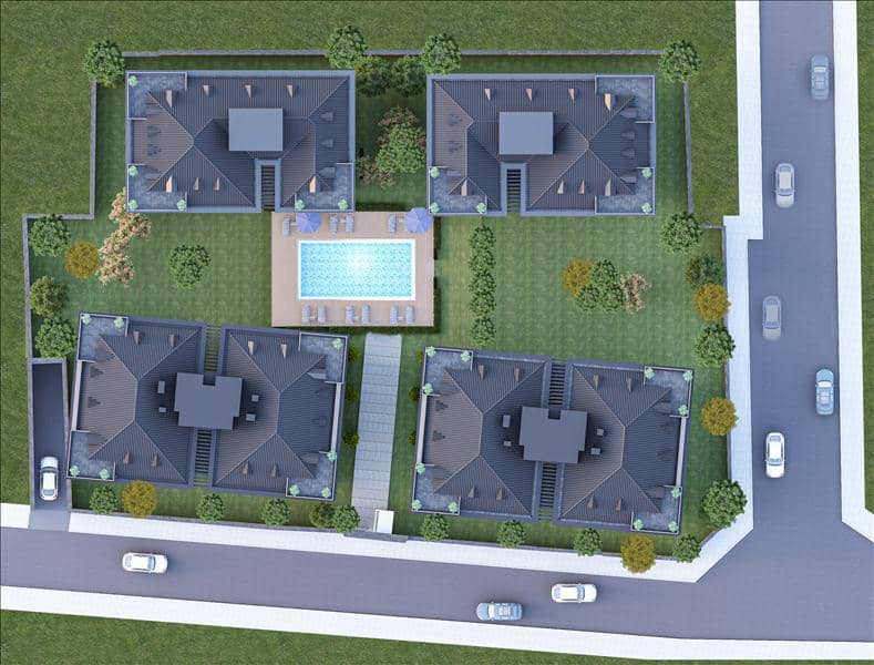 Residence with a swimming pool and a green area, Istanbul, Turkey — photo 16