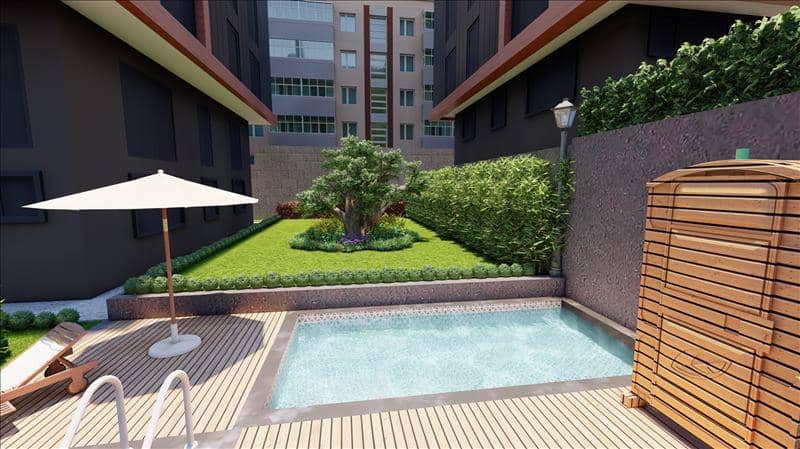 Residence with a swimming pool and a green area, Istanbul, Turkey — photo 5