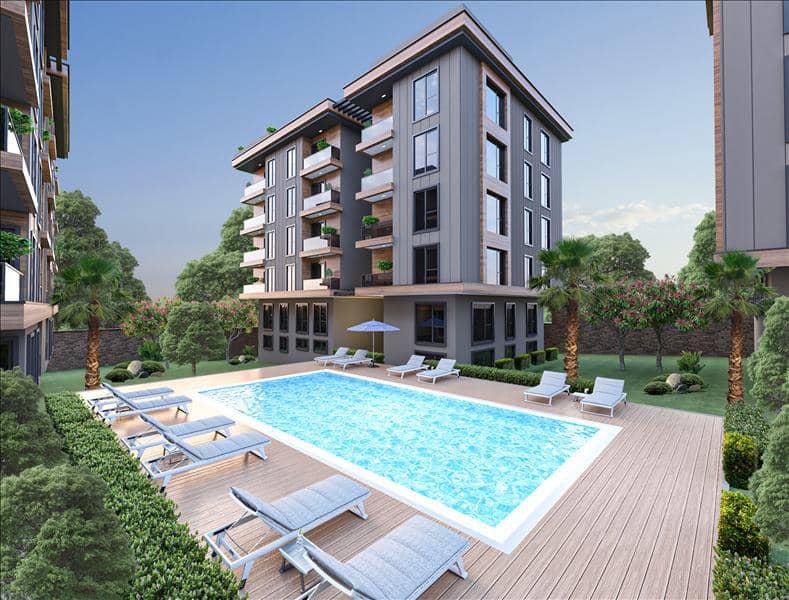 Residence with a swimming pool and a green area, Istanbul, Turkey — photo 2