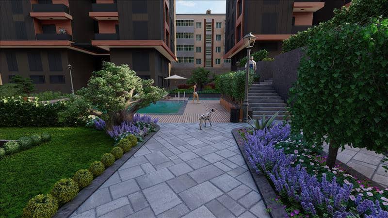 Residence with a swimming pool and a green area, Istanbul, Turkey — photo 8