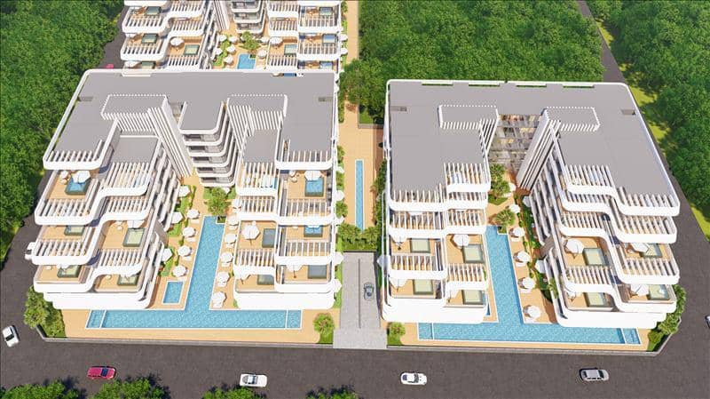 New residence with a swimming pool, a spa center and a private beach close to the airport, Alanya, Turkey — photo 23