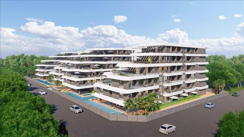 New residence with a swimming pool, a spa center and a private beach close to the airport, Alanya, Turkey — photo 15