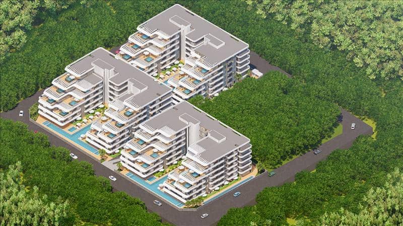 New residence with a swimming pool, a spa center and a private beach close to the airport, Alanya, Turkey — photo 25