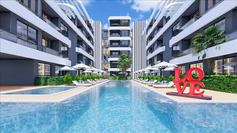 New residence with a swimming pool, a spa center and a private beach close to the airport, Alanya, Turkey — photo 11