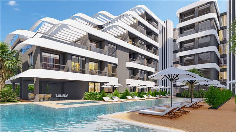 New residence with a swimming pool, a spa center and a private beach close to the airport, Alanya, Turkey — photo 2