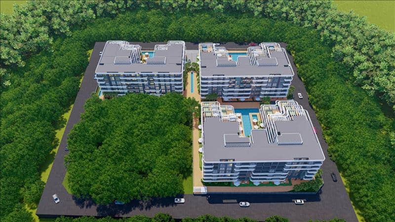 New residence with a swimming pool, a spa center and a private beach close to the airport, Alanya, Turkey — photo 19