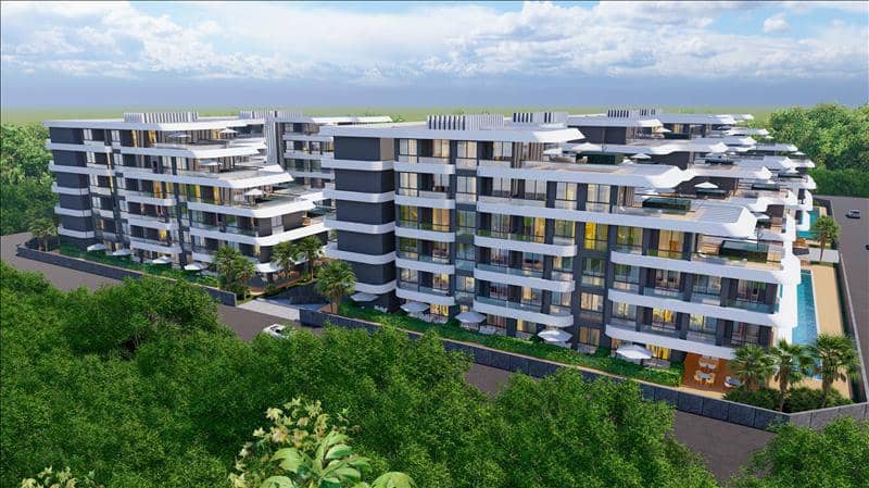 New residence with a swimming pool, a spa center and a private beach close to the airport, Alanya, Turkey — photo 16