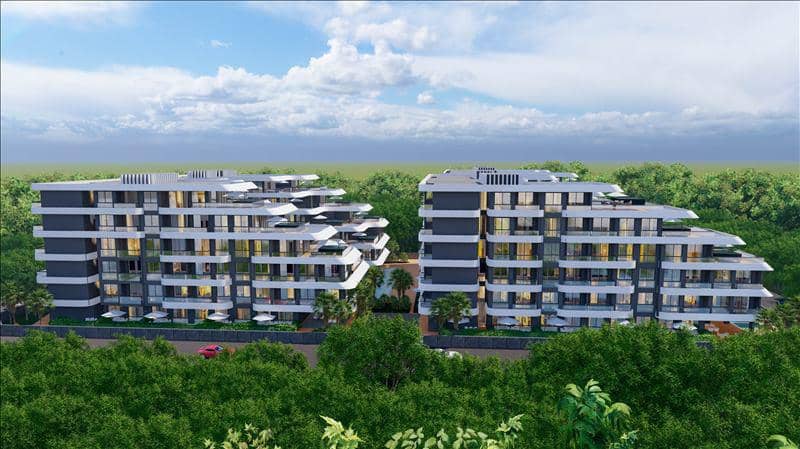 New residence with a swimming pool, a spa center and a private beach close to the airport, Alanya, Turkey — photo 20