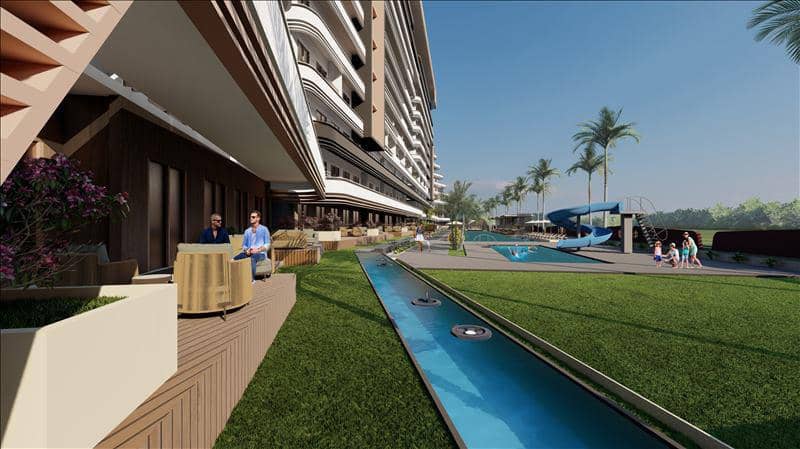 Residence with swimming pools, sports grounds and a private beach close to the airport, Alanya, Turkey — photo 13