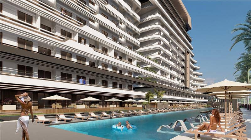 Residence with swimming pools, sports grounds and a private beach close to the airport, Alanya, Turkey — photo 10