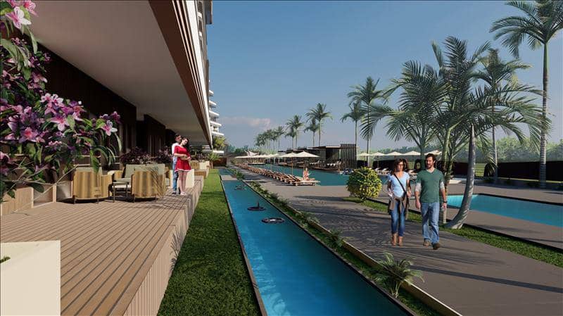 Residence with swimming pools, sports grounds and a private beach close to the airport, Alanya, Turkey — photo 14