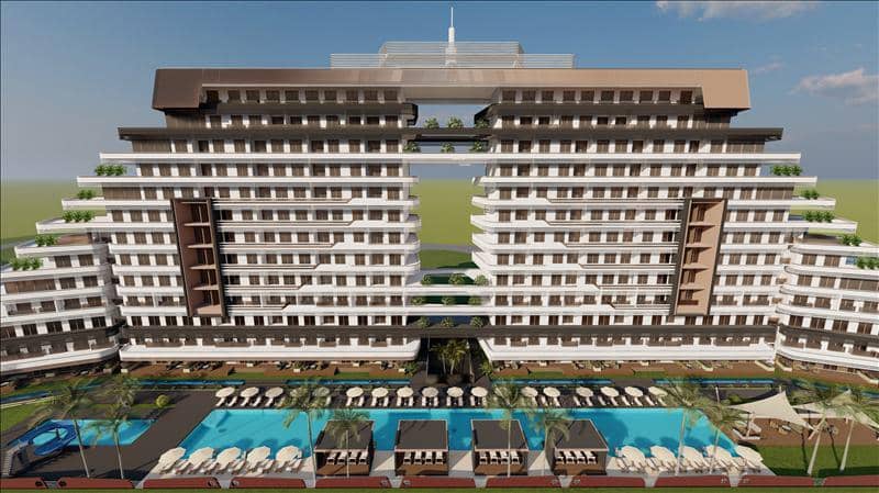 Residence with swimming pools, sports grounds and a private beach close to the airport, Alanya, Turkey — photo 19