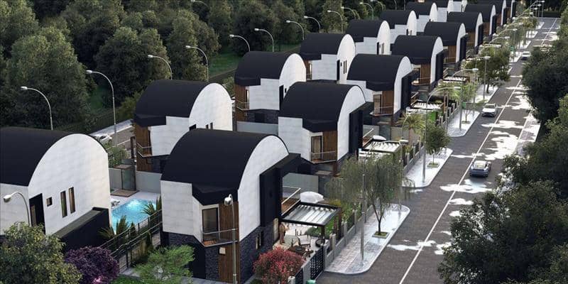 Complex of villas with swimming pools close to the sea, Belek, Antalya, Turkey — photo 19