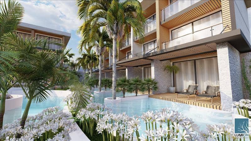 New complex of furnished apartments with 4 swimming pools, Oludeniz, Turkey — photo 22