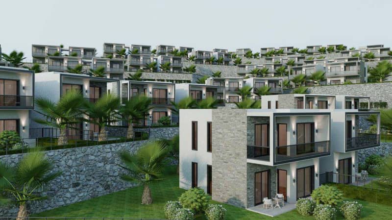 New residential complex with swimming pools, green areas and a shopping mall, Bodrum, Turkey — photo 20
