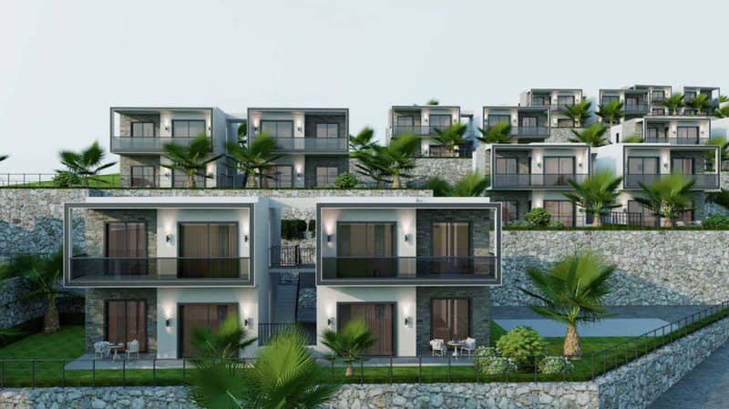 New residential complex with swimming pools, green areas and a shopping mall, Bodrum, Turkey — photo 19