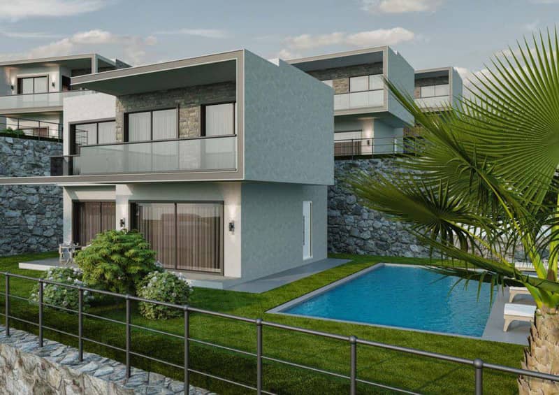 New residential complex with swimming pools, green areas and a shopping mall, Bodrum, Turkey — photo 9
