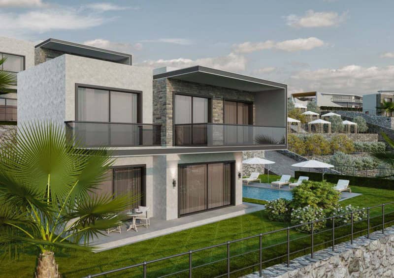New residential complex with swimming pools, green areas and a shopping mall, Bodrum, Turkey — photo 10