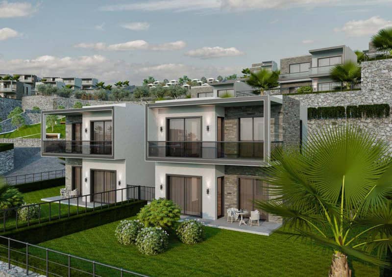 New residential complex with swimming pools, green areas and a shopping mall, Bodrum, Turkey — photo 17