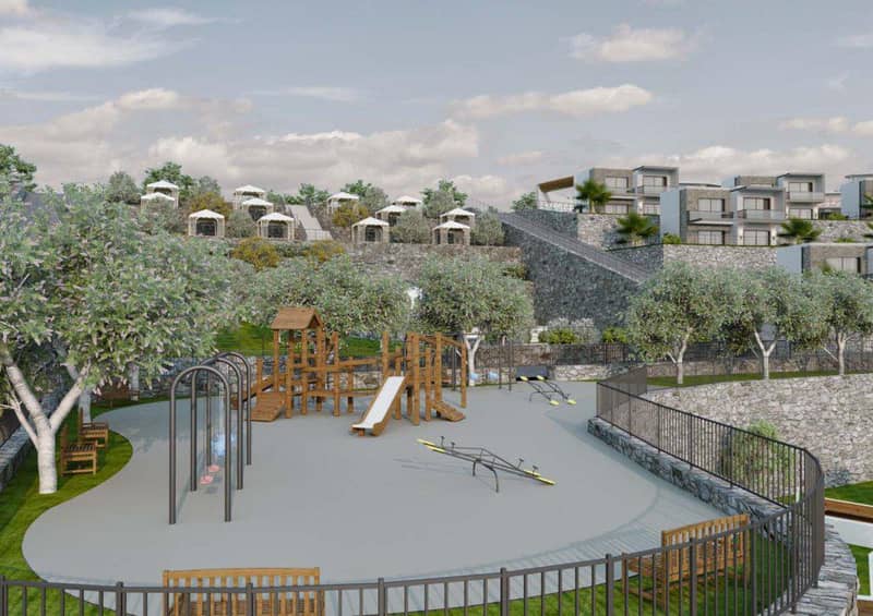 New residential complex with swimming pools, green areas and a shopping mall, Bodrum, Turkey — photo 22