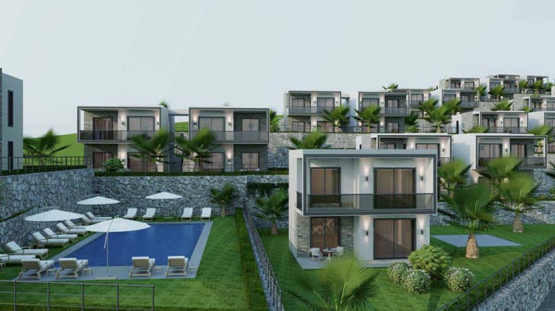 New residential complex with swimming pools, green areas and a shopping mall, Bodrum, Turkey — photo 2