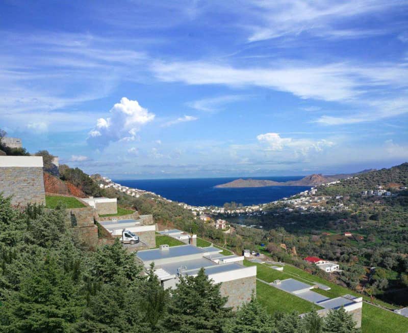 Complex of villas with swimming pools and green areas, Yalikavak, Turkey — photo 8