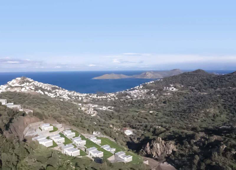 Complex of villas with swimming pools and green areas, Yalikavak, Turkey — photo 9