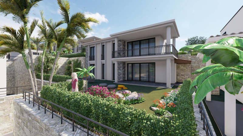Новая резиденция с бассейном в центре Бодрума, Турция — фото 9