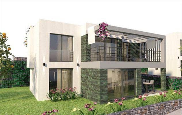 Modern residential complex with a swimming pool near the beach, Bodrum, Turkey — photo 5