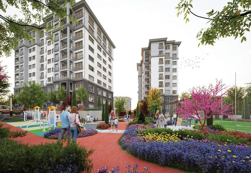 New residence with a swimming pool and greena reas near metro stations and highways, Istanbul, Turkey — photo 18
