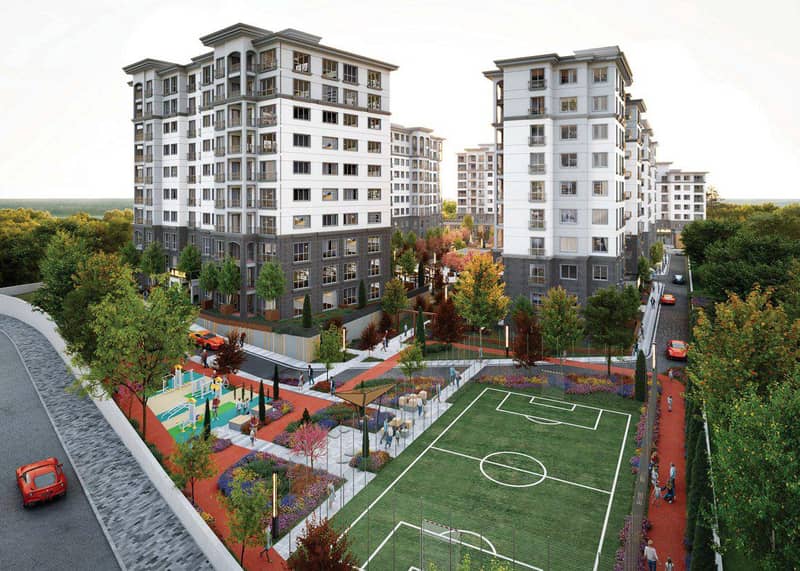 New residence with a swimming pool and greena reas near metro stations and highways, Istanbul, Turkey — photo 17