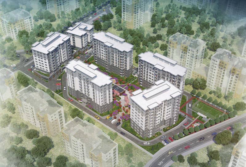 New residence with a swimming pool and greena reas near metro stations and highways, Istanbul, Turkey — photo 22