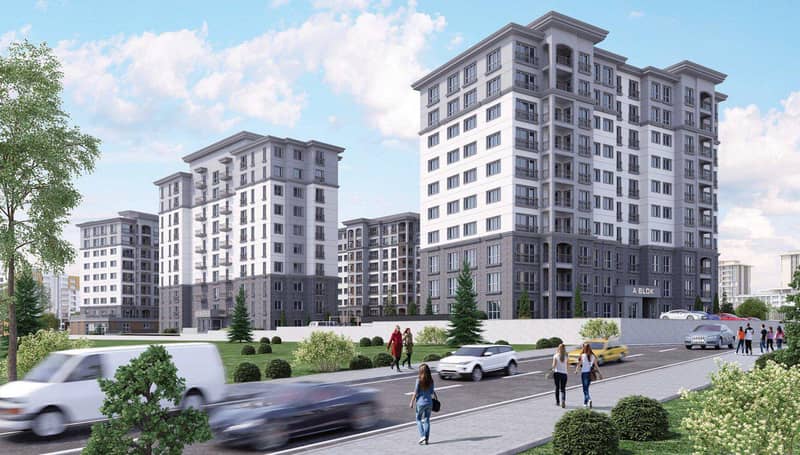 New residence with a swimming pool and greena reas near metro stations and highways, Istanbul, Turkey — photo 19