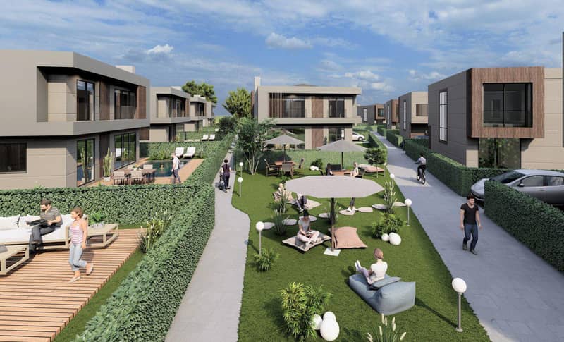 New complex of villas at 800 meters from the beach, on the outskirts of Istanbul, Turkey — photo 8