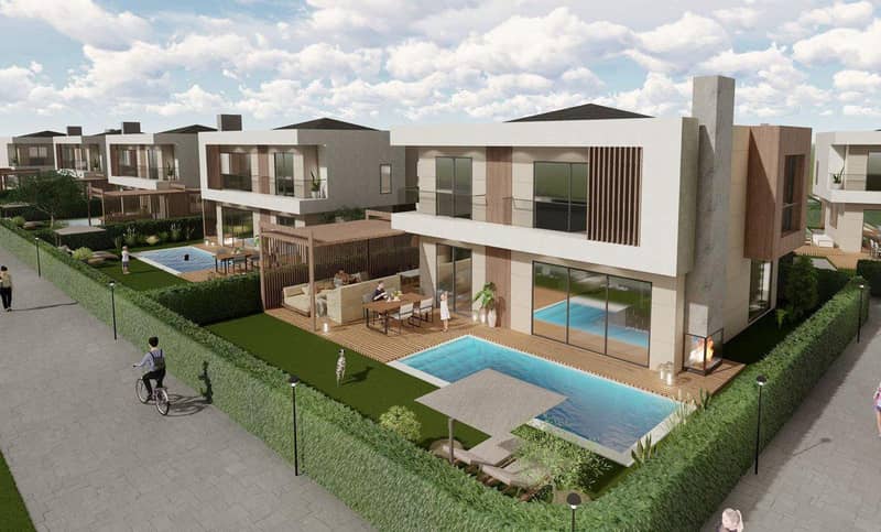New complex of villas at 800 meters from the beach, on the outskirts of Istanbul, Turkey — photo 2