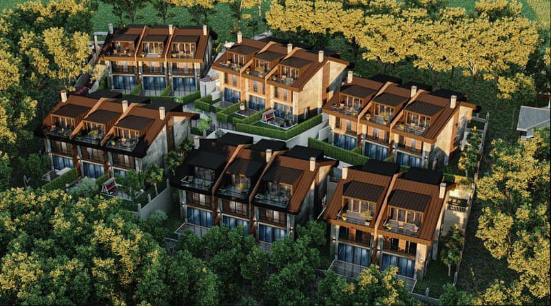 Комплекс вилл с бассейном и садами, Стамбул, Турция — фото 10